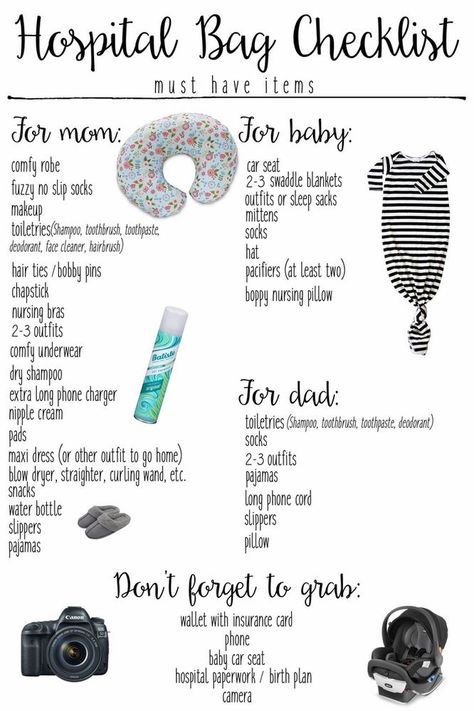 Baby Hospital Bag Checklist, Hospital Checklist, Hospital Bag For Mom To Be, Pregnancy Hospital Bag, Baby Trivia, Baby Hospital Bag, Bag Checklist, Hospital Bag Checklist, Newborn Baby Tips