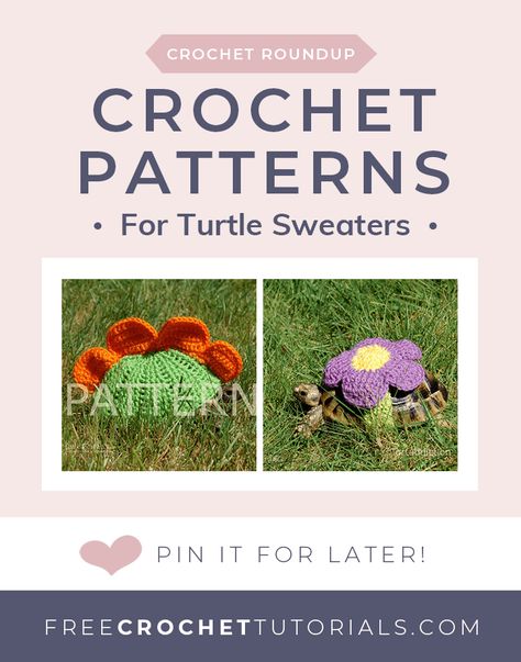 Crochet Clothes For Turtle, Turtle Sweaters Pattern, Tortoise Cozy Pattern Free, Crochet Turtle Clothes, Tortoise Sweater Crochet Pattern Free, Crochet Turtle Shell Cover Pattern, Crochet Turtle Sweater, Crochet Turtle Costume, Tortoise Sweater Crochet Pattern