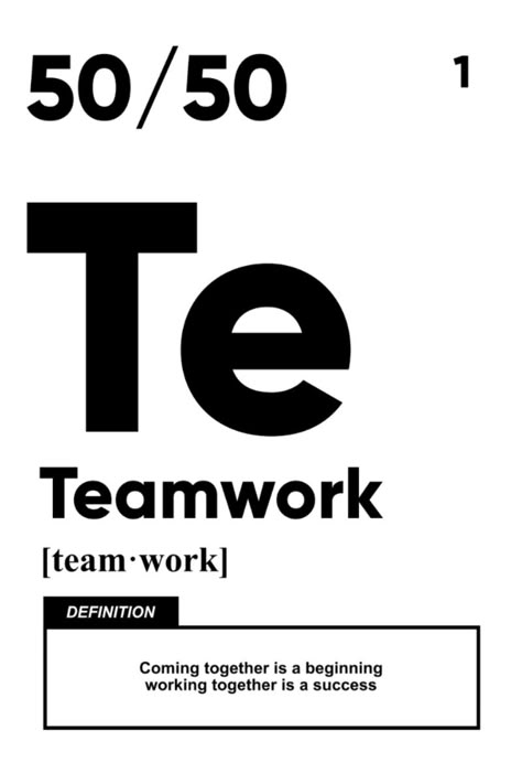 Elevate your space with our inspirational, motivational, positive "Teamwork Definition" Quote Poster! Motivate and inspire with positive words beautifully displayed on your wall. Perfect for home or office decor, this motivational piece will spark creativity and spread positivity. Unleash the power of inspiration today! Corporate Motivational Posters, Teamwork Poster Ideas, Creative Motivational Posters, Employer Branding Design, Office Motivational Quotes, Motivational Posters For Office, Posters For Office, Teamwork Poster, Startup Motivation