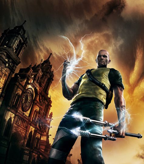 Cole MacGrath - Characters & Art - inFamous 2 Bioshock, Cole Macgrath, Infamous 2, Infamous Second Son, Foto Top, Video X, New Video Games, Playstation Games, Superhero Design