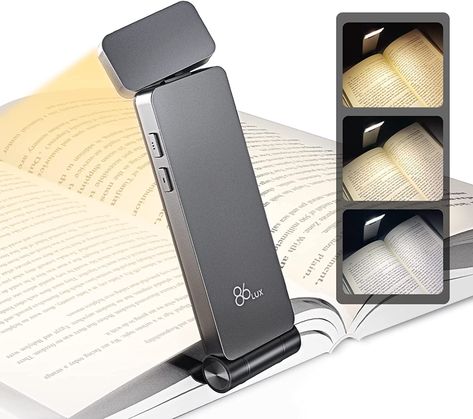 Book Lights For Reading, Reading Gadgets, Book Light Clip, Reading Stand, Reader Aesthetic, Book Items, 2023 Ideas, Night Reading, Book Lamp