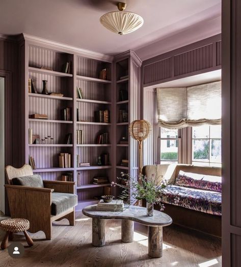 Jake Arnold, Mauve Walls, Paint Trends, Beverly Hills Houses, Purple Rooms, Living Room Trends, Ranch Style Home, Top Interior Designers, Living Room Paint