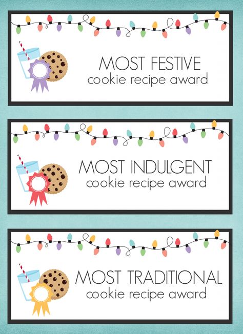 Cookie/Dessert contest awards Christmas Cookie Exchange Party Ideas, Creative Cookie Recipes, Dark Chocolate Pudding, Holiday Cookie Exchange Party, Chocolate Pudding Cookies, Cookie Swap Party, Christmas Cookie Swap, Cookie Contest, Baking Contest