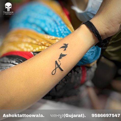 A Alphabet Tattoo On Hand, A Letter Tattoo Alphabet, A Alphabet Tattoo Design, Alphabet A Tattoo Designs, Aditi Name Tattoo Designs, A Tatoos Alphabet, Ap Tattoo Letter, Ajay Name Tattoo, A Alphabet Tattoo