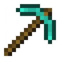 Pickaxe from minecraft Minecraft Diamond Pickaxe, Minecraft Automatic Farm, Diamond Pickaxe, Painting Minecraft, Minecraft App, Minecraft Stickers, Minecraft Merchandise, Minecraft Logo, Minecraft Blocks