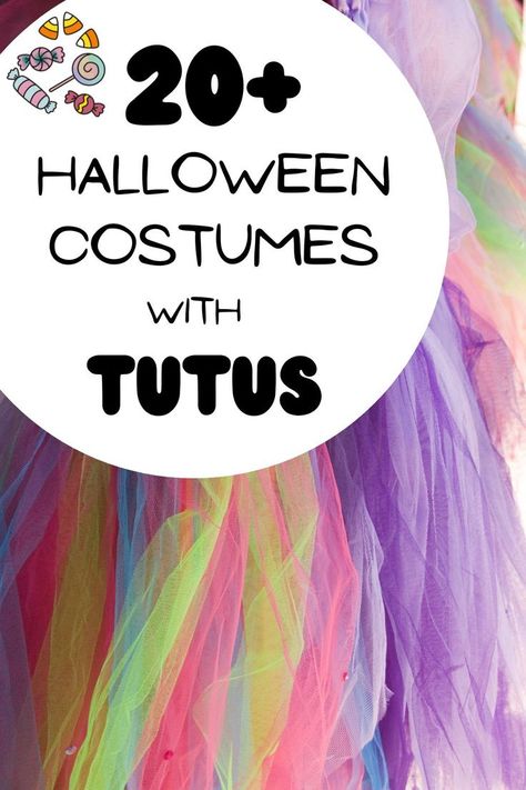 Tutu Costumes Women Halloween Ideas, Halloween Costumes With Tutus, Costumes With Tutus, Tutu Halloween Costumes, Tulle Halloween Costumes, Halloween Costumes For Toddlers, Fun Costume Ideas, Quick N Easy Halloween Costumes, Halloween Costumes Last Minute