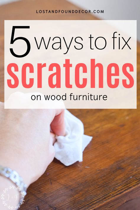 Scratches On Wood Furniture, Repair Wood Furniture, Florida Bathroom, Restore Wood Furniture, Furniture Painting Tutorial, Scratched Wood, Restore Wood, Dark Wood Furniture, Wood Repair