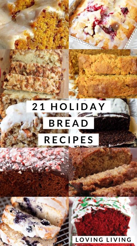 Holiday Bread Recipes, Christmas Bread Recipes, Holiday Dinner Recipes, Recipes Holiday, Holiday Bread, Christmas Bread, Budget Recipes, Bread Recipes Sweet, Quick Bread Recipes