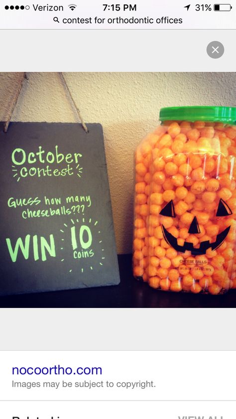 Pumpkin party Fall Estimation Jars, Fall Social Ideas, Halloween Office Events, Halloween Staff Party, Workplace Halloween Activities, September Office Activities, Fall Guessing Jar Ideas, Halloween Breakroom Ideas, Halloween Fun At Work