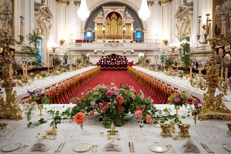 Inside King Charles and Queen Camilla's lavish three-course State Banquet menu - in full | Royal | News | Express.co.uk Palace Ballroom, Emperor And Empress, State Banquet, State Dinner, Queen Camilla, Royal Family News, Duke Of York, Fresh Flowers Arrangements, King And Queen