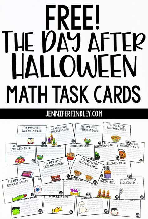 Halloween Math 4th Grade, Halloween Math Craftivity, Halloween Classroom Ideas, October Worksheets, Day After Halloween, Halloween Math Activities, Modern Teacher, Fifth Grade Math, Halloween Activity