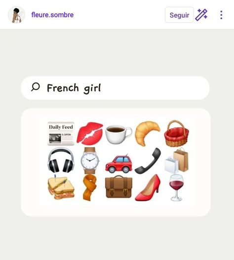 French Emoji, Good Apps For Iphone, Emoji Combos, French Aesthetic, Girl Emoji, Emoji Backgrounds, Emoji Combinations, Instagram Ideas, French Girl