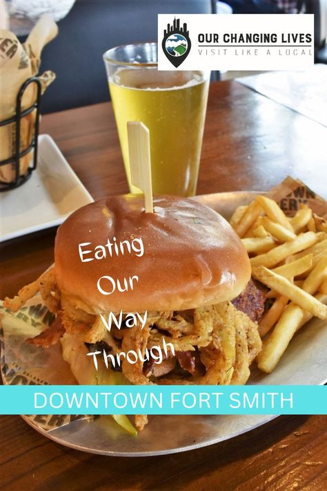 Eating Our Way Through Downtown Fort Smith - Our Changing Lives American Cafe, Changing Life, Fort Smith Arkansas, American Dishes, Fort Smith, Brew Pub, Recipe Of The Day, Pulled Pork, Places To Eat