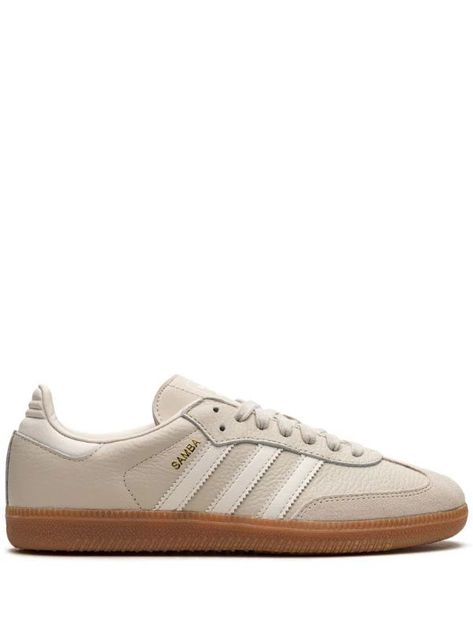 Adidas Samba Og, Shoes Adidas, Adidas Samba, White Sneakers, Cream White, Adidas Shoes, Gum, Stripes, Branding