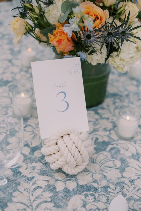 Saint Michaels Wedding | Chesapeake Bay Maritime Museum - nautical themed wedding - nautical table numbers - wedding reception Maritime Wedding Decoration, Seaside Themed Wedding, Nautical Wedding Signs, Nautical Wedding Seating Chart, Nautical Seating Chart Wedding, Coastal Table Numbers, Maine Coastal Wedding, Boho Coastal Wedding, Coastal Backyard Wedding