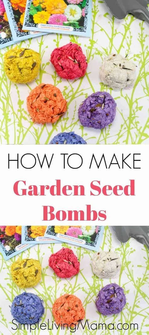 Garden Crafts For Kids, Seed Balls, Garden Activities, Meteor Garden 2018, Garden Art Sculptures Diy, School Garden, Homestead Survival, Garden Art Projects, Easy Activities