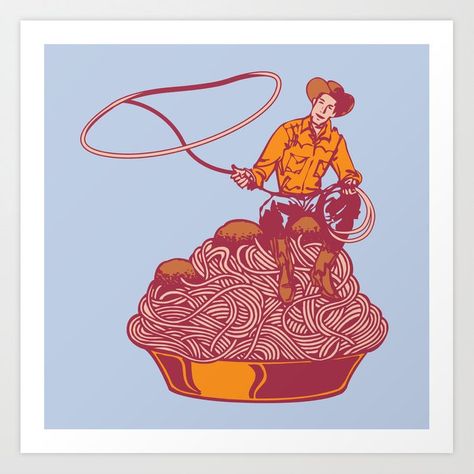 Spaghetti Western Art Print by EVERYTHING BURNS - X-Small Everything Burns, Western Posters, Western Babies, Spaghetti Western, Western Wall, Watercolor Texture, Western Art, Society6 Art, Abstract Prints