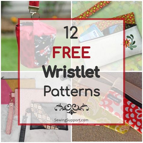 Wristlet Bag Pattern Free, Free Wristlet Patterns To Sew, Silicone Bead Wristlet Patterns, Diy Wristlet Wallet, Free Wristlet Sewing Pattern, Wristlet Patterns Free, Wrist Wallet Diy Free Pattern, Wrist Wallet Pattern, Zipper Bags Tutorial Free Pattern