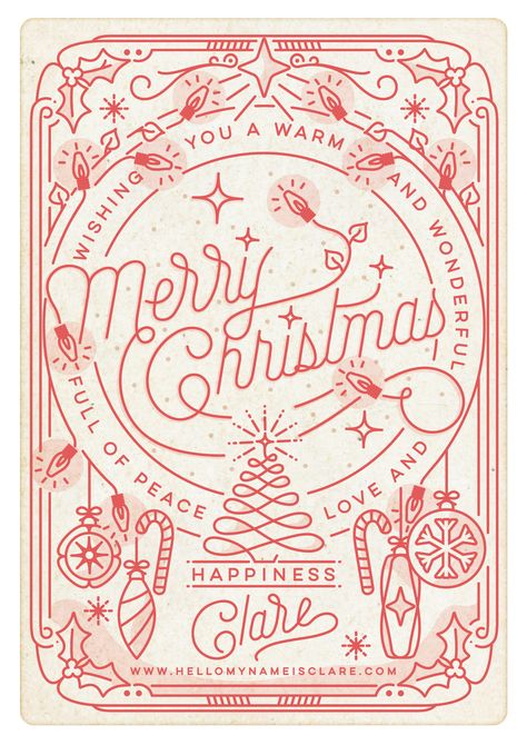 Christmas Graphic Design, Christmas Typography, Christmas Doodles, Holiday Design Card, Christmas Fonts, Christmas Graphics, Xmas Card, Christmas Poster, Holiday Postcards