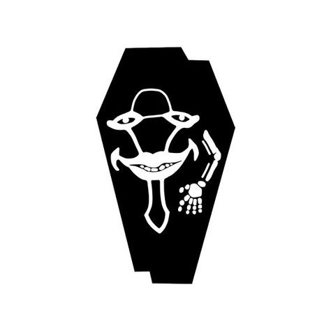 Laughing Coffin, Coffin Tattoo, Abandoned Detroit, Nerd Tattoo, Laughing Jack, Small Tattoos For Guys, Hand Tattoos For Guys, Dark Art Illustrations, Black Ink Tattoos