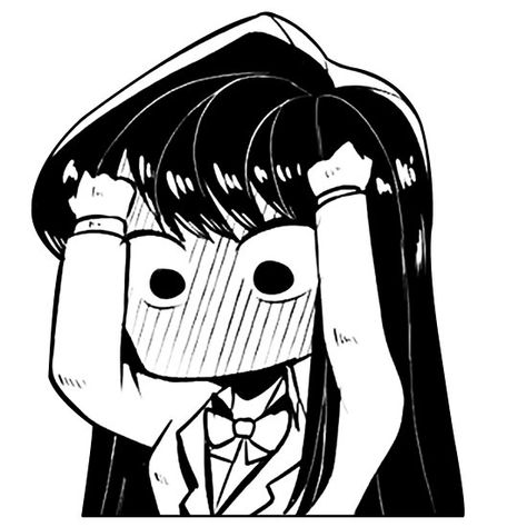 "Anime Manga Panic Chibi Komi San Meme" Poster by benjamintorres | Redbubble Funny Manga, Chibi Manga, Komi-san Wa Komyushou Desu, Komi San, Chibi Girl, Anime Expressions, 5 Anime, Meme Stickers, Memes Anime