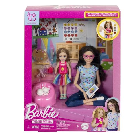 Late 2023 – 2024 Barbie Doll NEWS. | Barbie Doll, friends and family history and news. From 1959 to the present... Barbie Careers, Barbie Store, Barbie Art, Barbie Doll Set, Barbie Sisters, Art Therapist, Engage Kids, Kids Exploring, Adorable Kitten