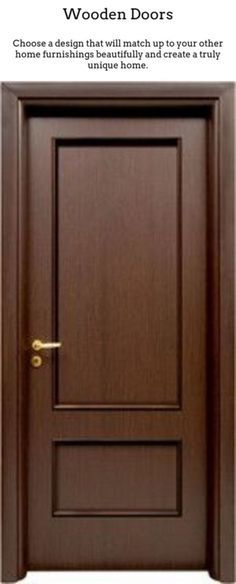 Room Door Design Sanmaika, Bedroom Door Design Wooden, Door Design Wooden, Plain Wooden Bedroom Doors, Teak Wood Room Door Design, Semi Solid Wooden Doors, Double Door Design Wood Kerala, Exterior House Doors, Interior Wood Doors