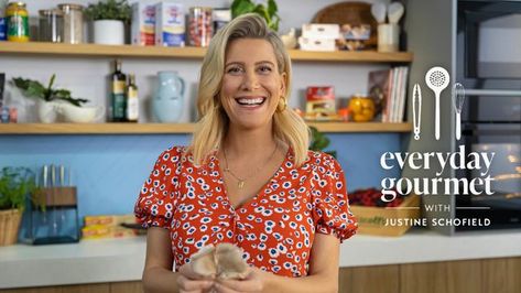 Everyday Gourmet with Justine Schofield Everyday Gourmet Justine Schofield, Justine Schofield, Masterchef Australia, Mini Muffins, On Demand, Favorite Recipes, For Free, Entertainment