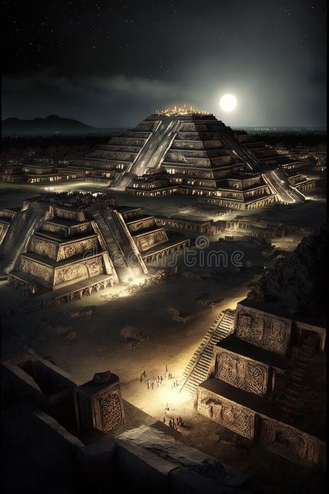 Aztec Village, Pyramids Mexico, Mexico Pyramids, Aztec Architecture, Aztec City, Aztec Pyramids, Aztec Artwork, Aztec Wallpaper, Ancient Mexico