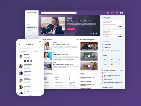 NewRocket Intranet Portal Design for ServiceNow by Nathan Firth for NewRocket on Dribbble Intranet Portal, Portal Design, Effective Communication, Portfolio Design, Global Community, Creative Professional, Portal, Communication, Finance