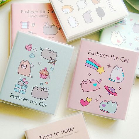 Pusheen notebooks Pusheen Merch, Pusheen Love, Cutest Cats Ever, Pusheen Plush, Pretty School Supplies, Cat Clothing, Cute School Stationary, Stationary Supplies, Pusheen Cat