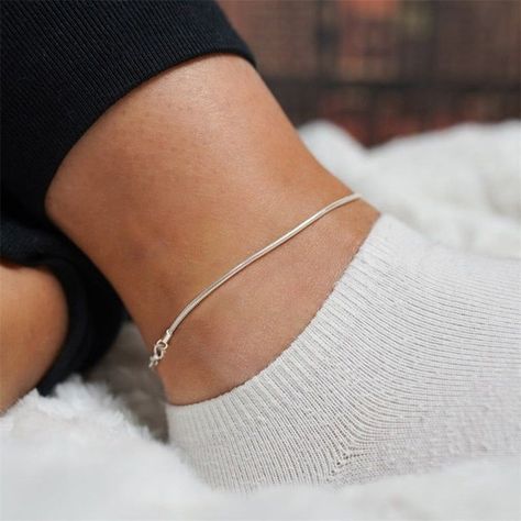 ✨ Add a touch of elegance to your step with our Stainless Steel Adjustable Anklets! Available in stunning Steel, Gold, and Rose Gold Snake Chain designs. Perfect for elevating any outfit! ✨ 💕 LIMITED TIME ONLY at just $14.95! 💕 Shop now and shine with style! Link in bio. #anklets #cj #cj10 #jewelry #luckeladybug #new #womens #fashion #accessories #style Simple Anklets Silver, Silver Anklet Design Simple, Step Chain, Payal Design, Anklet Design, Elegant Anklet, Silver Anklets Designs, Rose Gold Anklet, Mangalsutra Design