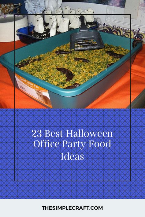 23 Best Halloween Office Party Food Ideas #halloween #office #party #food #ideas #HalloweenPartyIdeas #halloweenofficepartyfoodideas Office Party Food Ideas, Office Party Food, Office Party Foods, Halloween Work Party, Lunch Party Recipes, Small Halloween Party, Crafts Quotes, Office Meals, Office Potluck