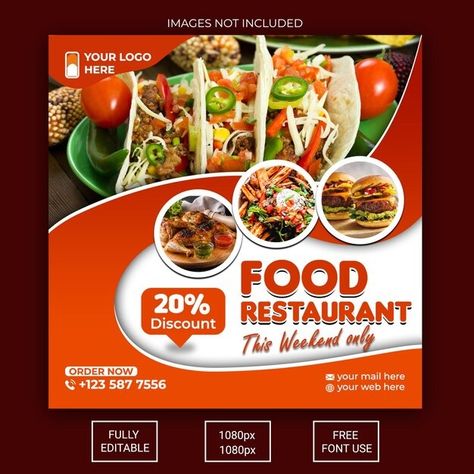 Affiche Traiteur PSD, 25 000+ modèles PSD gratuits de haute qualité à télécharger Free Psd, Chips, Restaurant, Quick Saves, Design