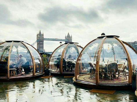 Coppa Club London, Coppa Club, Glamping Ideas, Dream Bigger, Restaurant Ideas, Garden Architecture, Things To Do In London, London Town, Beautiful Sights