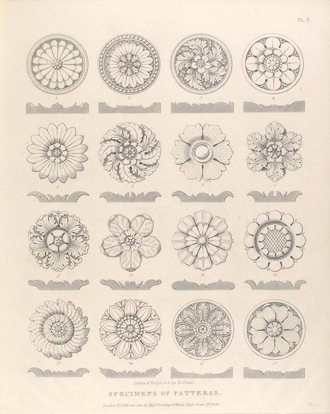 Fiori Art Deco, Motifs Art Nouveau, Ornament Drawing, Carving Designs, Old Book, Illuminated Manuscript, Metal Work, Arabesque, Mandala Art