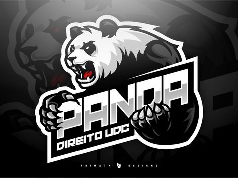 Panda by Tiago Fank on Dribbble Leon Logo, Panda Logo, Logo Gaming, Sports Logo Inspiration, Sport Logos, Logo Animal, Sport Logo Design, Esports Logo, Sports Logo Design