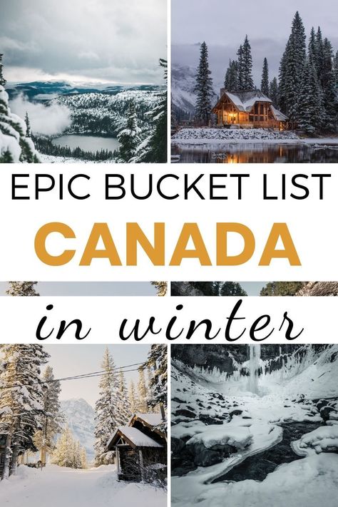 Explore Canada this winter, discovering all the beautiful sights and exciting activities the country has to offer. Check out all the best things to do in Canada in Winter and get your travel bucket list ready! | Canada travel | Best destinations in Canada | What to do in Canada in Winter | Travel wanderlust | Canada vacation | Things to do in Canada in Winter | Canada Travel inspiration Canada Travel Winter, Canada In Winter, Winter In Canada, Toronto Travel Guide, Winter Canada, Cheap Family Vacations, Things To Do In Canada, Canada Vacation, Canada Travel Guide