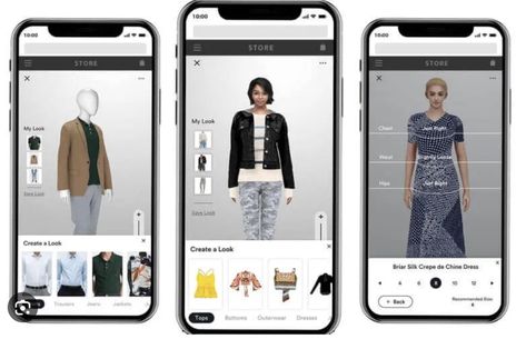 Using Artificial Intelligence, fashion companies are working to create virtual fitting rooms so consumer's no longer need to worry if an item online can fit them. These virtual fitting rooms are then expanding the online shopping experience creating real life stores through our screens. [Morris, Malia] Virtual Try On Clothes, Outfit App, Ar Experience, Profile Ui, Presentation Project, Ar Filter, Clo 3d, Anirudh Ravichander, Fast Fashion Brands