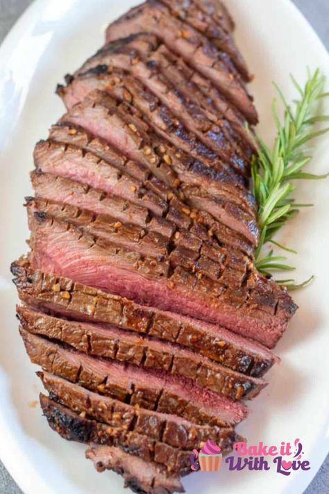 Tender London Broil, Herb Butter For Steak, London Broil Recipe, Grilled London Broil, Cooking London Broil, Compound Butter Recipe, London Broil Recipes, Herb Butter Recipe, Rustic Recipes