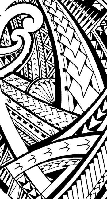 Tattoo designs in Maori, Polynesian & Samoan: Designs & Collections on Zazzle Samoan Tattoo Designs Drawings, Samoan Drawings Art, Samoan Patterns Design, Polonisian Tattoo Designs, Polynesian Designs Pattern, Polynesian Patterns Design, Samoan Designs Pattern, Polynesian Tattoo Designs Pattern, Samoan Tattoo Meaning