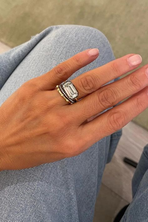 Jessica Mccormack, Dream Engagement Rings, Classy Jewelry, Stacked Jewelry, Jewelry Lookbook, Put A Ring On It, Bling Rings, Dream Ring, East West