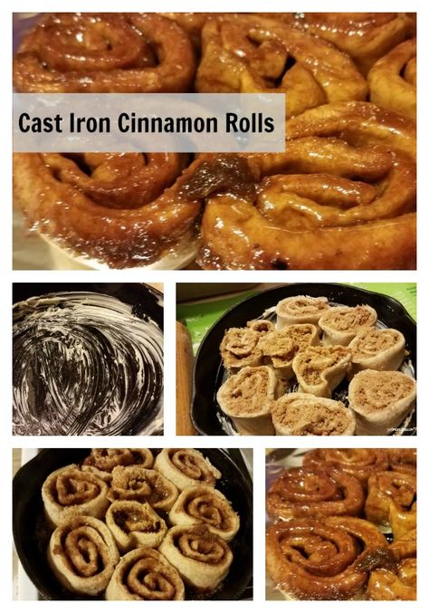 Cast Iron Cinnamon Rolls, Sticky Rolls, Easy Cinnamon Rolls Recipe, Kid Friendly Dessert, Rolls Easy, Pan Cooking, Cast Iron Recipes, Sweet Treats Recipes, Cinnamon Rolls Recipe