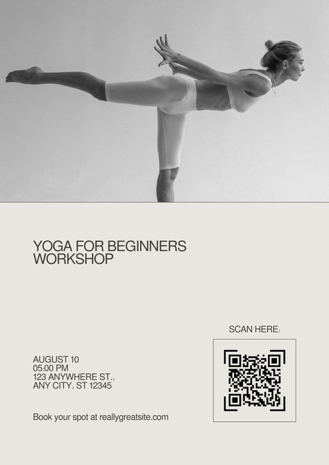 Use this free yoga flyer template to create a modern yoga class flyer or fitness flyer for your business! Visit Kinley Creative to explore my curated collection of free Canva templates and discover Canva fonts, Canva ideas and Canva color palettes for your brand! Yoga Advertisement Poster, Yoga Event Flyer, Yoga Newsletter Design, Wellness Flyer Design, Massage Menu Ideas, Yoga Event Poster, Yoga Advertising Ideas, Yoga Mood Board, Graphic Design Flyer Marketing