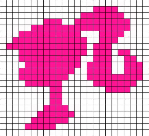 Barbie Head Logo bead pattern Barbie Head Logo, Barbie Head, Graph Paper Drawings, Easy Perler Beads Ideas, Graph Crochet, Easy Pixel Art, Pixel Art Templates, Pixel Drawing, Diy Perler Bead Crafts