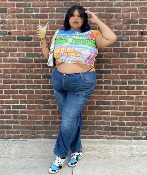 Y2k Outfits Plus Size, Fruits Fashion, Cute Y2k Outfits, Y2k Plus Size, Plus Size Y2k, Outfit Ideas Plus Size, Fall Outfits Y2k, Chicago Summer, Summer Outfits Y2k