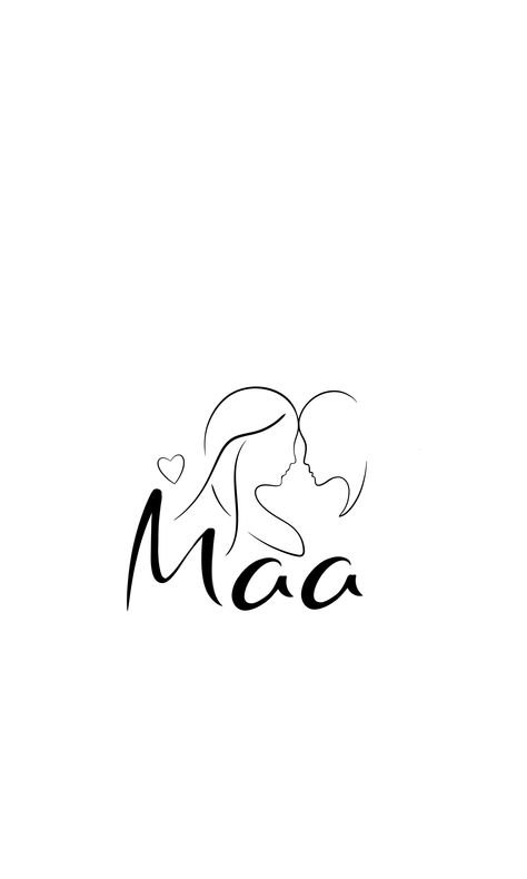 Mother Wallpaper Mom, Maa Dp For Whatsapp, Nani Tattoo, Maa Tattoo Design, Mom Dad Tattoo Design, Maa Drawing, Instagram Hilight Ideas, I Love Mom Tattoo, Maa Tattoo Designs