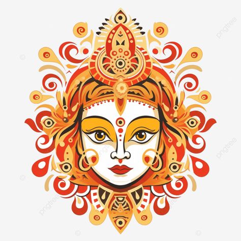 durga puja decorative element durga religion indian png Transparent Image, Durga Puja, Design Background, Png Transparent, Free Png, Png Image, Geometric Design, Png Images, Graphic Resources