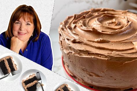 Beatty Chocolate Cake, Beattys Chocolate Cake Ina Garten, Chocolate Cake Ina Garten, Ina Garten Cake, Ina Garten Dessert Recipes, Ina Garten Chocolate Cake, Beattys Chocolate Cake, Icing A Cake, Ina Garten Recipe