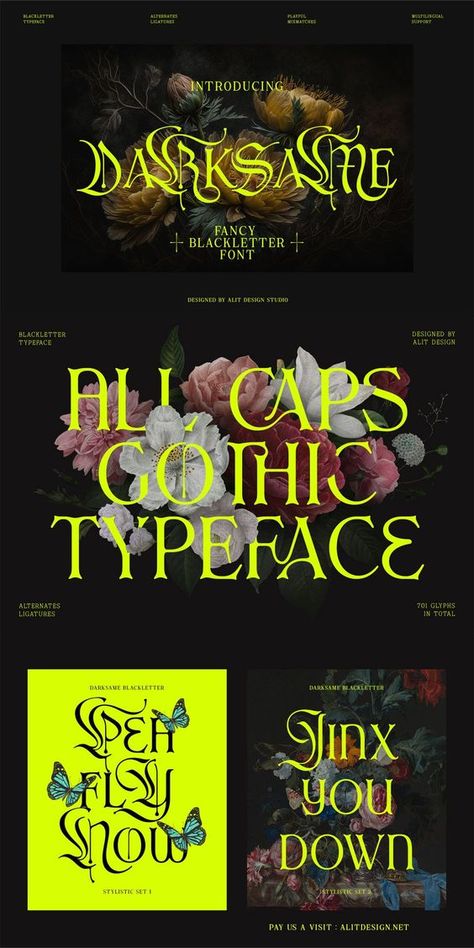 DARK SAME TYPEFACE Font #font fonts #fonts blackletter fonts #blackletterfonts blackletter font #blackletterfont 4.210 Dark Fonts, Dark Typography, Dark Branding, Font Love, Cool Handwriting Fonts, Design Alphabet, Blackletter Font, Dark Design, Typography Love